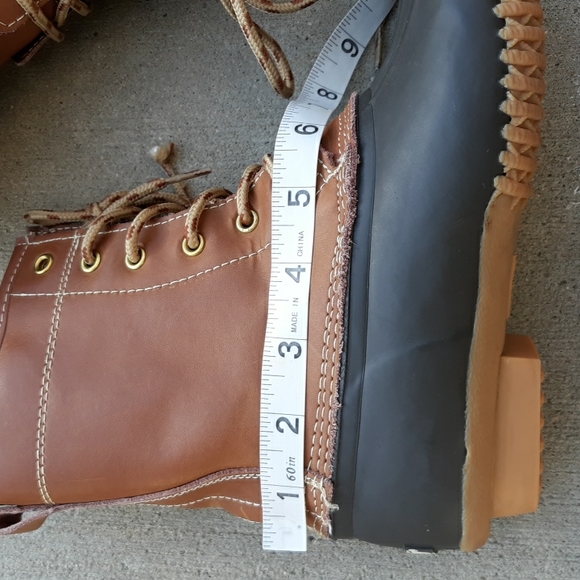 Khombu Sz 6 Letty Lace Up Steel Shank Duck Boots - Picture 13 of 17